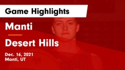 Manti  vs Desert Hills  Game Highlights - Dec. 16, 2021