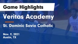 Veritas Academy vs St. Dominic Savio Catholic  Game Highlights - Nov. 9, 2021