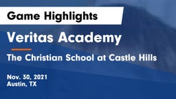 Veritas Academy vs The Christian School at Castle Hills Game Highlights - Nov. 30, 2021
