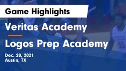 Veritas Academy vs Logos Prep Academy  Game Highlights - Dec. 28, 2021