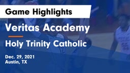 Veritas Academy vs Holy Trinity Catholic  Game Highlights - Dec. 29, 2021
