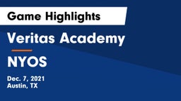 Veritas Academy vs NYOS Game Highlights - Dec. 7, 2021