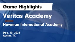 Veritas Academy vs Newman International Academy  Game Highlights - Dec. 10, 2021