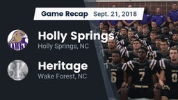Recap: Holly Springs  vs. Heritage  2018