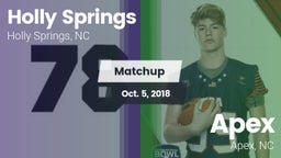 Matchup: Holly Springs High vs. Apex  2018