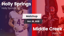 Matchup: Holly Springs High vs. Middle Creek  2018