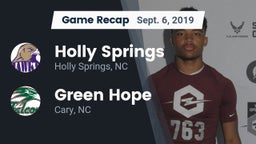 Recap: Holly Springs  vs. Green Hope  2019