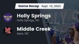 Recap: Holly Springs  vs. Middle Creek  2022