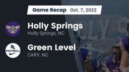 Recap: Holly Springs  vs. Green Level  2022