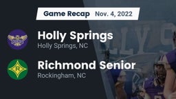 Recap: Holly Springs  vs. Richmond Senior  2022
