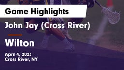 John Jay  (Cross River) vs Wilton  Game Highlights - April 4, 2023