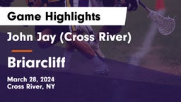John Jay  (Cross River) vs Briarcliff  Game Highlights - March 28, 2024