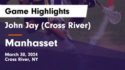 John Jay  (Cross River) vs Manhasset  Game Highlights - March 30, 2024