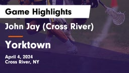 John Jay  (Cross River) vs Yorktown  Game Highlights - April 4, 2024