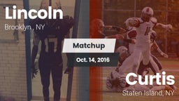 Matchup: Lincoln  vs. Curtis  2016