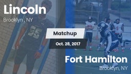 Matchup: Lincoln  vs. Fort Hamilton  2017