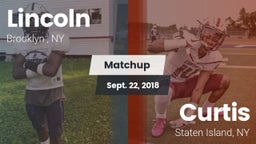 Matchup: Lincoln  vs. Curtis  2018