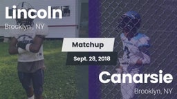 Matchup: Lincoln  vs. Canarsie  2018