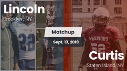 Matchup: Lincoln  vs. Curtis  2019