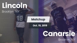 Matchup: Lincoln  vs. Canarsie  2019