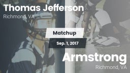 Matchup: Thomas Jefferson vs. Armstrong  2017