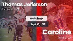 Matchup: Thomas Jefferson vs. Caroline  2017
