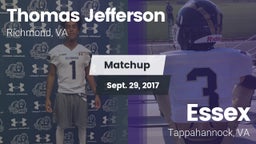 Matchup: Thomas Jefferson vs. Essex  2017