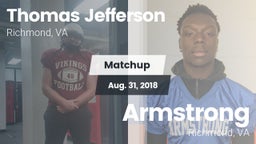 Matchup: Thomas Jefferson vs. Armstrong  2018