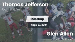 Matchup: Thomas Jefferson vs. Glen Allen  2019