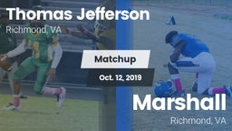 Matchup: Thomas Jefferson vs. Marshall  2019