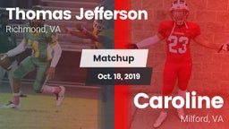 Matchup: Thomas Jefferson vs. Caroline  2019