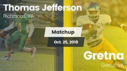 Matchup: Thomas Jefferson vs. Gretna  2019