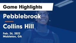 Pebblebrook  vs Collins Hill  Game Highlights - Feb. 26, 2022
