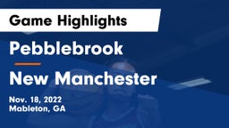 Pebblebrook  vs New Manchester  Game Highlights - Nov. 18, 2022
