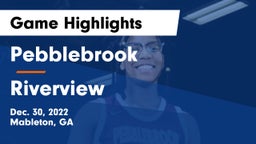 Pebblebrook  vs Riverview  Game Highlights - Dec. 30, 2022
