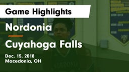 Nordonia  vs Cuyahoga Falls  Game Highlights - Dec. 15, 2018