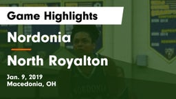 Nordonia  vs North Royalton  Game Highlights - Jan. 9, 2019