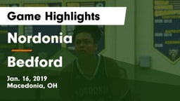 Nordonia  vs Bedford  Game Highlights - Jan. 16, 2019