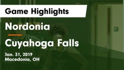 Nordonia  vs Cuyahoga Falls  Game Highlights - Jan. 31, 2019