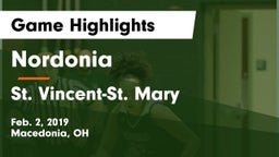 Nordonia  vs St. Vincent-St. Mary  Game Highlights - Feb. 2, 2019