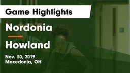 Nordonia  vs Howland  Game Highlights - Nov. 30, 2019