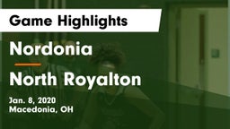 Nordonia  vs North Royalton  Game Highlights - Jan. 8, 2020