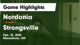 Nordonia  vs Strongsville  Game Highlights - Feb. 25, 2020