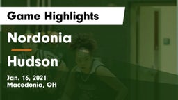 Nordonia  vs Hudson  Game Highlights - Jan. 16, 2021