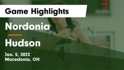 Nordonia  vs Hudson  Game Highlights - Jan. 5, 2022