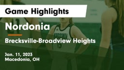 Nordonia  vs Brecksville-Broadview Heights  Game Highlights - Jan. 11, 2023