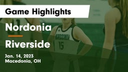 Nordonia  vs Riverside  Game Highlights - Jan. 14, 2023