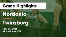 Nordonia  vs Twinsburg  Game Highlights - Jan. 25, 2023