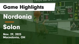 Nordonia  vs Solon  Game Highlights - Nov. 29, 2023