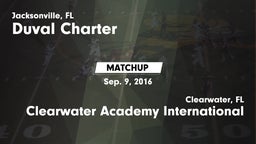 Matchup: Duval Charter High vs. Clearwater Academy International  2016